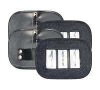 Imperial Riding IRH Glitter Square Tournament Number Holders with Glitter, Three Digit, Set of 2, Dark Blue, 1SIZE