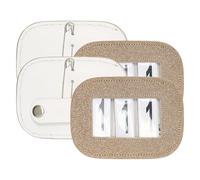 Imperial Riding IRH Glitter Square Tournament Number Holders with Glitter, Three Digit, Set of 2, Gold, 1SIZE