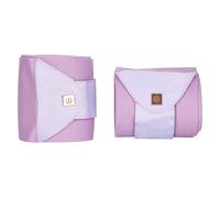 Imperial Riding IRH Lovely Bandages, Set of 4, Soft Jersey Fleece, Breathable & Dimensionally Stable, Fastening, Metal Accents, Horse Bandages for Training and Everyday Life, Orchid