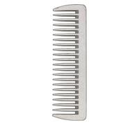Imperial Riding IRH Mane Comb with Handle, Sturdy Aluminium Horse Comb with Ergonomic Handle, Precise Mane Styling for Stable and Tournament, Silver