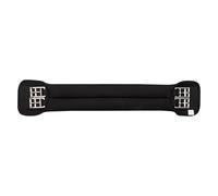 Imperial Riding IRH Neoprene Dressage Girth with Spring Clasps and One-Hand Adjustment, Black, 55 cm