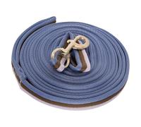 Imperial Riding IRH Nylon Lunging Lead with Snap Hook Cornflower Blue
