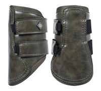 Imperial Riding IRH Rebel Gaiters Protective PU Outer Shell Shiny Look Ideal for Training & Everyday Use Olive Green Pony