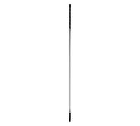 Imperial Riding IRH Regal Shine Dressage Whip with Lightweight Carbon Rod, Leather Handle with Crystals, Black, 120 cm