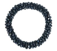 Imperial Riding IRH Rhinestone Hair Scrunchie Elastic Hair Scrunchie for Equestrian Tournaments Navy