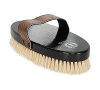 Imperial Riding IRH Soft Brush, Especially Gentle Horse Brush with Soft Horsehair Bristles, Gentle Grooming for Natural Shine & Stylish Stable Look, Metallic Bronze