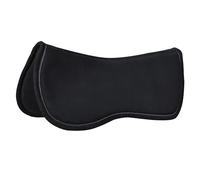 Imperial Riding IRH Suede Shock Absorbing Half Pad with Fleece, Black, Full