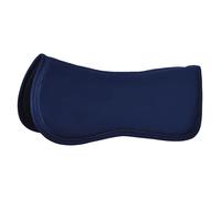 Imperial Riding IRH Suede Shock Absorbing Half Pad with Fleece, Navy, Full