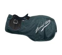 Imperial Riding IRH Super-Dry 0 g Waterproof Horse Cooler and Training Blanket without Filling with Fastening, Tail Flap and Reflective Details, Forest Green, S