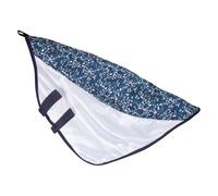 Imperial Riding IRH Super-Dry Carly 600D Oxford Rain and Fly Neck Piece with Waterproof Upper Fits Carly Blankets, Navy Bloom, L