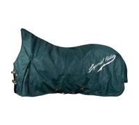 Imperial Riding IRH Super-Dry Outdoor Blanket, 50 g, Waterproof & Breathable, 600D Polyester Nylon Lining, Lightweight Winter Blanket for Horses, Elegant Design & Comfortable Fit, Forest Green, 145
