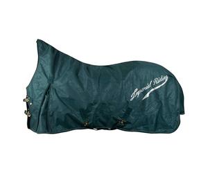 Imperial Riding IRH Super-Dry Outdoor Blanket, 50 g, Waterproof & Breathable, 600D Polyester Nylon Lining, Lightweight Winter Blanket for Horses, Elegant Design & Comfortable Fit, Forest Green, 145
