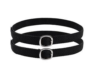 Imperial Riding IRHBasic Nylon Braided Spur Strap Adjustable Black