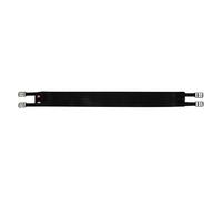 Imperial Riding IRHCore Long Strap with Elastic, Polypropylene Fabric Strap with Roller Buckles, Black, 120 cm