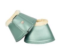 Imperial Riding IRHLovely, Shock Absorbing & Anti-Friction Bell Boots with Neoprene Lining and Fastening, Heavy Duty Bell Boots for Training & Everyday Use, Sage Green, Full