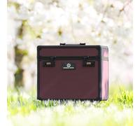 Imperial Riding IRHShiny Cleaning Box, Cleaning Case with Combination Lock, Adjustable Compartments, Storage Box for Cleaning Toys, with Mirror in Lid, Cleaning Box, 38 x 28 x 32 cm, Fig