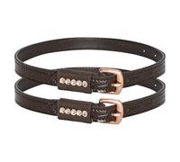 Imperial Riding Kids IRH Walker Glam Spur Strap with Rhinestones 16" Brown Brown Croco
