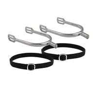 Imperial Riding Ladies Basic Spurs - Silver - 20mm - Includes Spur Strap - Square