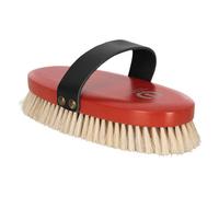 Imperial Riding Leather Strap Horse Brush Neon Orange (One Size)