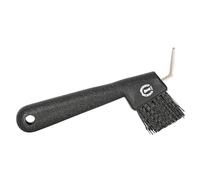 Imperial Riding Logo Horse Hoof Pick & Brush (One Size) (Black)
