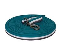 Imperial Riding Lunging Lead IRH Nylon with Carabiner Hook Ocean