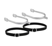 Imperial Riding Mens Basic Spur Straps Square Silver 15mm