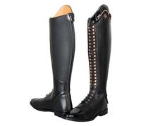 Imperial Riding Olania Dressage Riding Boots Black Lacquer Rose Regular/Regular