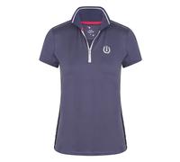Imperial Riding Ruby Tech Polo Shirt Night Shadow - UK 6 (XS) · Night Shadow