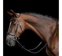 Imperial Riding Smooth Leather Reins 100% Cowhide with Buckle Closure Dark Brown