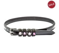 Imperial Riding Spur Straps Leather Irhpardouz Black Lack/Amethyst - One Size