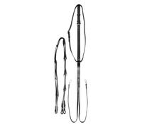 Imperial Riding Thiedemann IRH Core Adjustable Training Reins with 3 D-Rings Black Pony