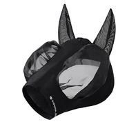 Imperial Riding Trail Ride Basic Fly Mask Elastic Insect Protection Black Full