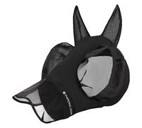 Imperial Riding Trail Ride Fly Mask with Nose Guard Black Pony