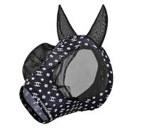 Imperial Riding Trail Ride Fly Mask without Nose Protection, Black AOP, Xfull