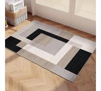 Imperial Rooms Area Rugs Living Room - Rugs for Bedroom Modern Kitchen Carpet - Geometric style Durable Super Soft Non Shedding Small Floor Rug Easy Care (40 x 60Cm, Milo Neutral)