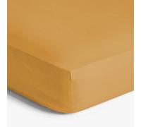 Imperial Rooms Brushed Microfibre Double Fitted Sheet 25 CM Easy Care Soft Bed Sheets Breathable Fade Resistant (Ochre)