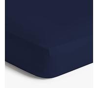 Imperial Rooms Brushed Microfibre Navy Fitted Sheet Single Bed 25 CM Easy Care Soft Breathable Fade Resistant Bed Sheets