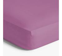 Imperial Rooms Brushed Microfibre Single Fitted Sheet 25 CM Easy Care Soft Bed Sheets Fade Resistant (Purple)