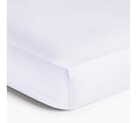 Imperial Rooms Brushed Microfibre Super King Size Fitted Sheets 25 CM Easy Care Soft Bed Sheets Fade Resistant (White)