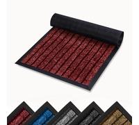 Imperial Rooms Burgundy Door Mat Non Slip - Rubber mat 40x60cm Machine Washable Door Matts indoor Dirt Trapper Super Absorbent Door Mats Outdoor