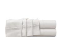 Imperial Rooms Double Flat Sheet 2 Pack 100% Egyptian Cotton 200 Thread Count Soft Bed Top Cream Sheets Hotel Quality