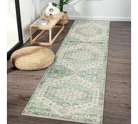 Imperial Rooms Machine Washable Hallway Runner Sage Green Rug 60x220 cm Soft Touch Premium Quality Rugs for Living Room, Non Slip Carpet Runners for Bedroom, Dining Room Kids Room, Ember