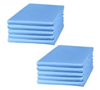 Imperial Rooms Pillow Cases 10 Pack Super Soft Easy Care Fade Resistant Hypoallergenic Brushed Microfibre Pillow Covers (Sky Blue, Pillowcases 10 Pcs)