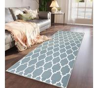 Imperial Rooms Rugs Living Room - Runner Rugs for Hallway Geometric Trellis Style Modern Floor Carpet Runners Easy Care Printed Soft Large Rugs (80 x 300 Cm, Ava)
