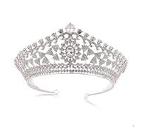 imperial/royal crown, Women's Princess Mini Tiara Crystal Hair Comb Crown Wedding for Bride Engagement Party Birth(B)