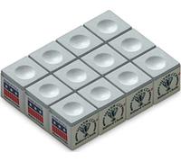 Imperial Silver Cup SC-12-PEWTER Chalk Dozen Box, Pewter