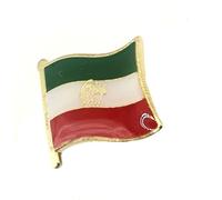 Imperial State of Iran Iranian Lion and Sun or Sheer-o Khorsheed Metal Enamel Country Flag Pin Badge