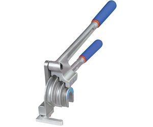 Imperial Stride Tool 370-FHC 3/16", 1/4", 3/8", 1/2", Alum, Copper, Steel Triple Header 180 degree Benders, Silver/Blue