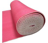 IMPERIAL STUDIOS 8mm Heatwave Carpet Underlay, Pink, Flame Retardant, Underfloor Heating Compatible, PU Foam