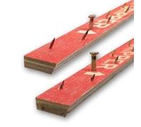 IMPERIAL STUDIOS Carpet Gripper Rods 20ft (6 Metres) - Pre-Nailed & Pre-Cut Strips for Securing Carpet, Rugs, Underlay on Wood Floors, Stairs, or Concrete - Dual Purpose Bars/Sticks with Tack Pins